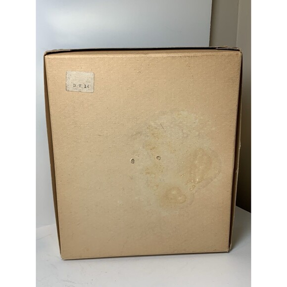 Koestel West Germany Wax Angel Tree Topper Gold Christmas Original Box 7” READ - Picture 12 of 15